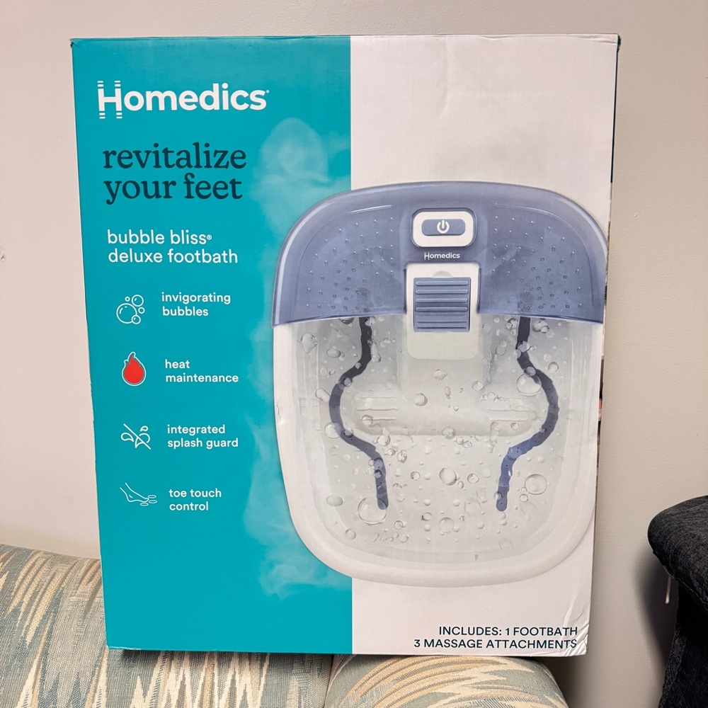 Homedics Bubble Bliss Deluxe Footbath